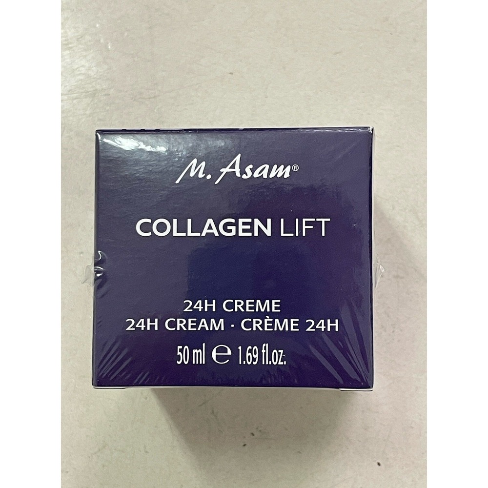 M. Asam Collagen Lift 24H And Eye Cream 1.69 oz New in Box SEALED Lot Of 2